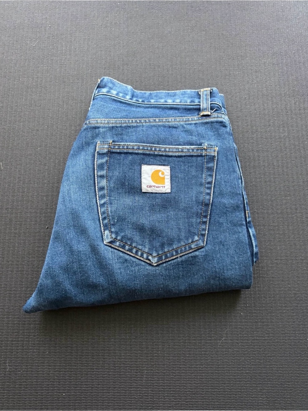 Carhartt Men’s Blue Denim Jeans - Classic Pontiac Fit